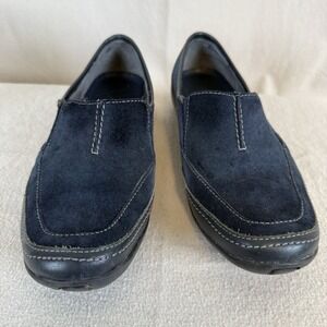 Array Women's‎ 9w Blue Suede Loafers Classic Driving Shoe